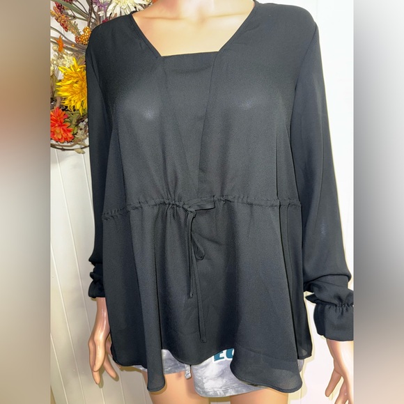 The Limited Tops - The Limited Black Women's Blouse